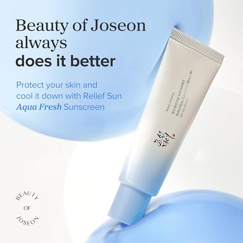 Beauty of Joseon Relief Sun Aqua-Fresh Rice+B5 Sunscreen for face Sun moisturizing with SPF 50 PA++++ Korean sunscreen skincare 50ml, 1.69 fl.oz