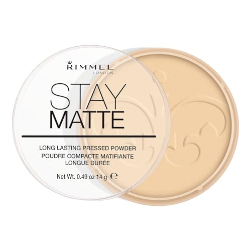 Rimmel London, Stay Matte Pressed Powder, 01 Transparent, 14 g