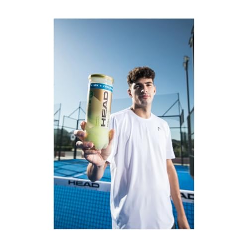 HEAD Padel Pro S+ Padel Balls | Tournament Grade ball with extra durability