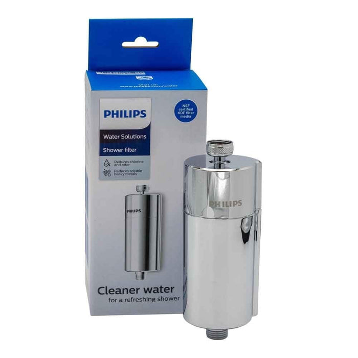 Philips Water - In-Line Shower Filter, Reduces Chlorine by up to 99%, Easy to Instal, Fits all standard hoses and taps