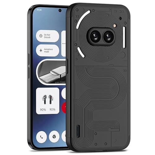 For Nothing Phone 2a Case, 360 Degree Full Body Hard Plastic Material Protective Back Cover, Detachable Split Slim Fit Shockproof Casing, Anti-Scratch Bumper Mobile Case