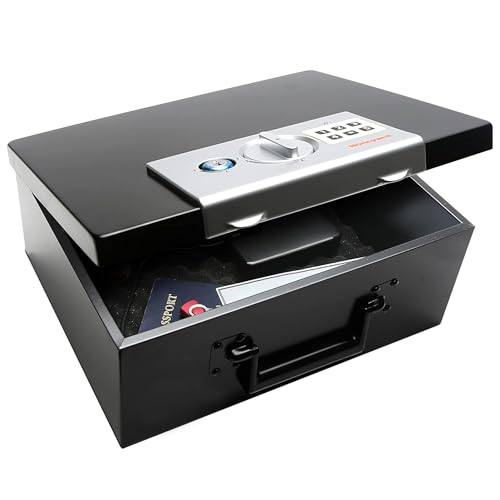 Honeywell 6108 Fire Resistant Digital Steel Security Box 7 litres