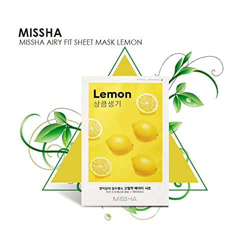Missha Airy Fit Sheet Mask, Lemon