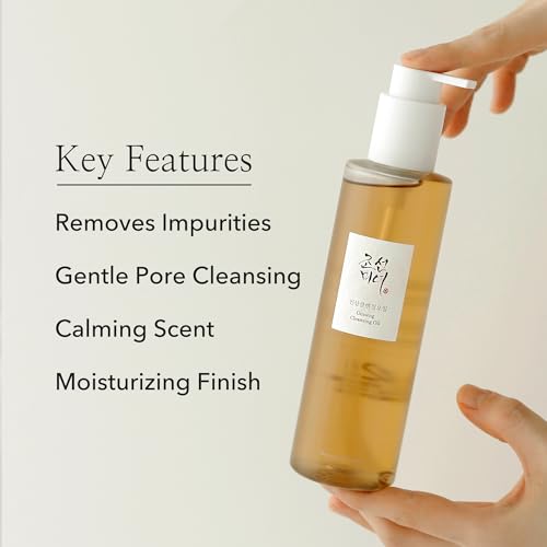 Beauty of Joseon Ginseng Cleansing Oil Waterproof Makeup Remover for Sensitive, Acne-Prone Facial Skin. Korean Skin Care for Men and Women, 210ml