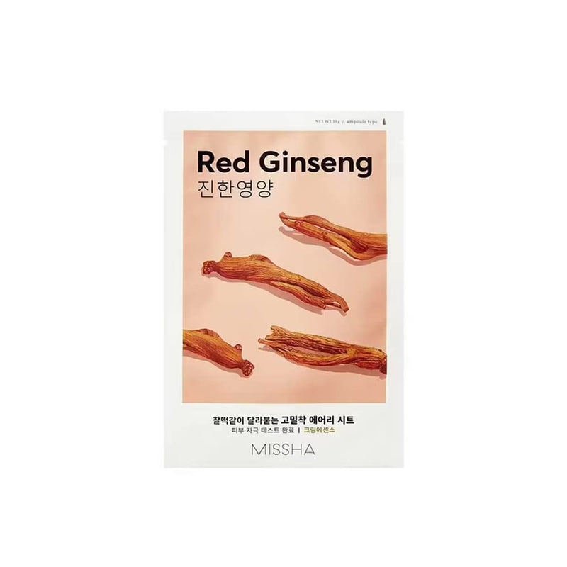 MISSHA Airy Fit Sheet Mask (Red Ginseng - Deep Nourishing) 7 pcs