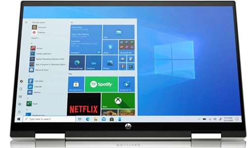 HP Pavilion 14-2-in-1 Laptop 14.0" With IPS FHD Touchscreen Display - Intel i3-1215U - Intel Iris Xe Graphics - 8GB DDR 4 RAM - 512GB NVMe SSD - Windows 11 - Silver