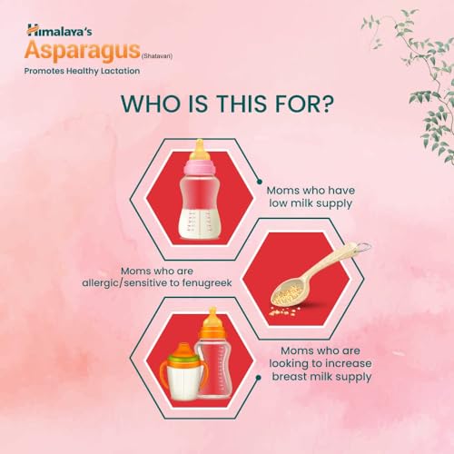 Himalaya Herbals Asparagus (Shatavari), Supports Women'S Health, Promotes Healthy Lactation, Herbal Veggie Capsule