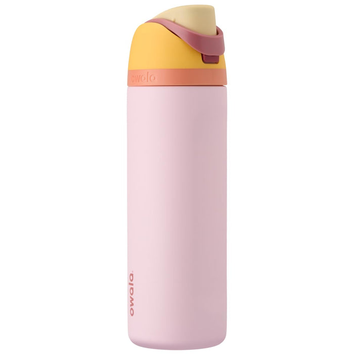 Owala FreeSip Insulated Stainless Steel Water Bottle with Straw for Sports and Travel, BPA-Free Sports Water Bottle, 24 oz, Candy Store