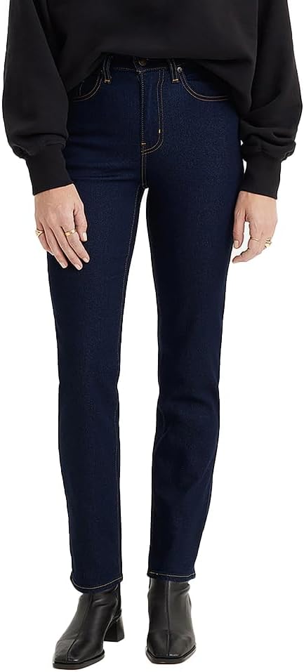 Levi's Womens 724 High-Rise Slim Straight Jeans Jeans