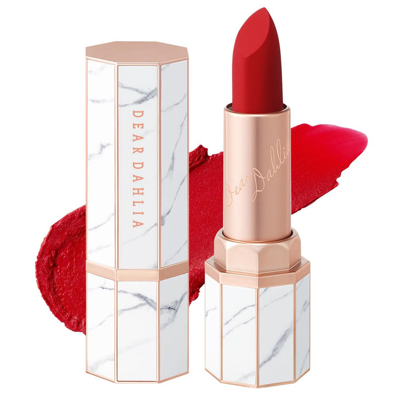 DEAR DAHLIA Lip Paradise Effortless Matte Lipstick MARGO Vegan, Cruelty Free, Naturally Scented Essential Oils, High Pigment Color
