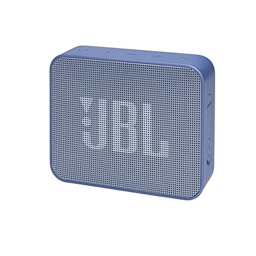 JBL Go Essential Portable Waterproof Speaker, Original JBL Pro Sound, Big Audio and Rich Bass, IPX7 Waterproof, Wireless Streaming, 5 Hours of Battery - Blue, JBLGOESBLU, Standard, Bluetooth