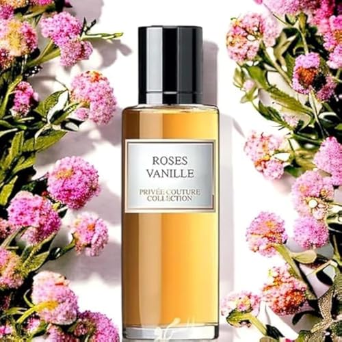 Jawaher Roses Vanille Eau De Parfum, 30 ML,Long-Lasting Perfume