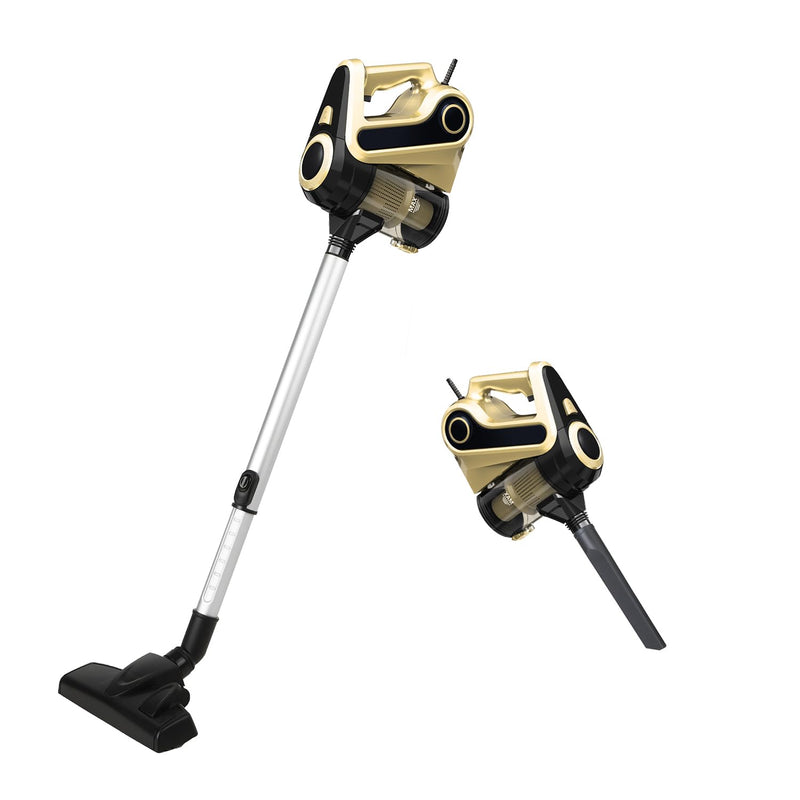 VAYMAY Vacuum Cleaner, High Suction Portable Stick Vacuum 5M Long Cord Lightweight Powerful 600W 18000Pa Suction 0.5L Large Capacity for For Home, Hard Floor, Carpet & Car (A)