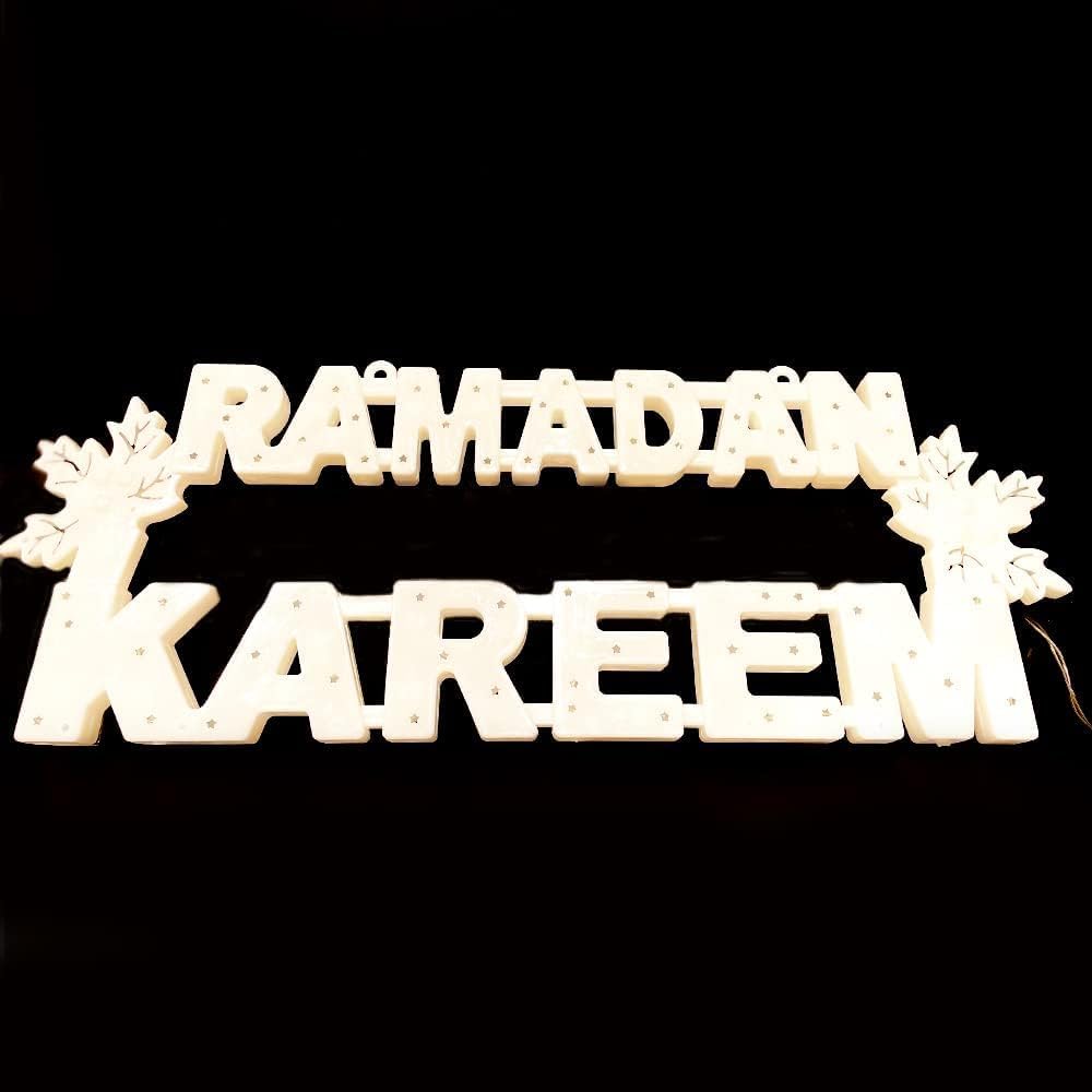 Festive Lights - LED Ramadan Kareem Wall Display Festive Wall Decoration for Ramadan & Eid