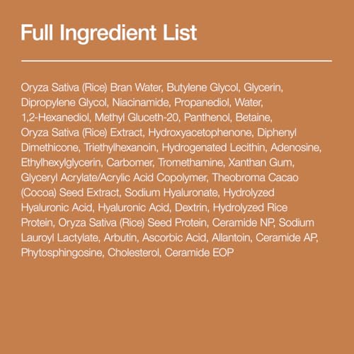 ANUA Rice Ceramide 7 Hydrating Barrier Serum, Brightening, Hydrating Serum for Face, Rice, Hyaluronic Acid, Niacinamide, Fragrance-free, Non comodogenic, Glass Skin, Korean Skin Care, 50ml/1.69fl.oz.