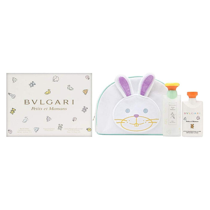 Bvlgari Petits Et Mamans Eau De Toilette, 100 ml + 75 ml Bl + Toiletry Pouch Set