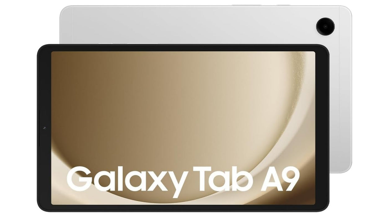 Samsung Galaxy Tab A9 LTE Android Tablet, 8GB RAM, 128GB Storage, Silver - UAE Version