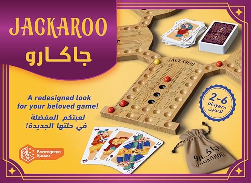 Jackaroo 2-6 Players Boardgame Space (English/Arabic)