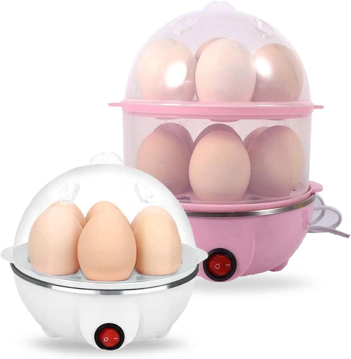 Electric Egg Cooker Multifuction– 14-Egg Capacity, Egg Cooker for Boiled Eggs, Poached Eggs, Scrambled Eggs Automatic Shut Off, Easy One-Touch Operation, Ideal for Soft, Medium, and Hard-Boiled Eggs