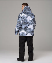 HOTIAN Men's Ski Jacket and Pants Set Snowboard Suit Waterproof SOutdoor Winter Snow Jackets Windproof Mountain Snowsuit