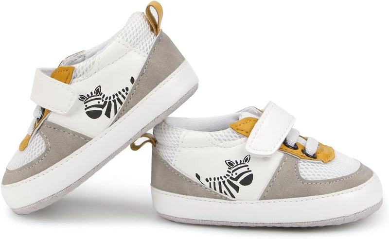 Baby Shoes Boys Sneakers Infant Slip On First Walking Shoes Toddler Crib Shoe Non-Slip Lightweight Shoes