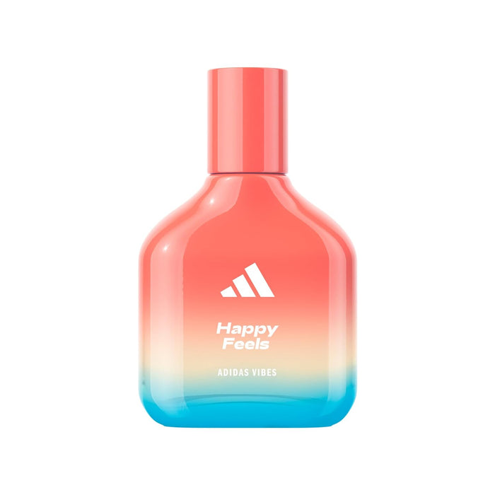 Adidas Vibes Happy Feels Eau de Parfum For All, Joyful and Uplifting, Long Lasting Fragrance, Grapefruit and Jasmine 100ml (3.3oz)