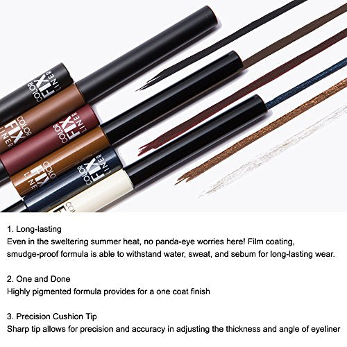 Missha real proof colour fix liner, matt wine, 2g