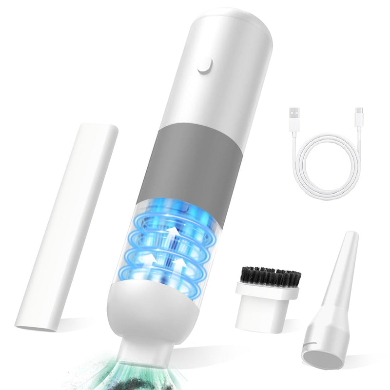 Aquox Cordless Handheld Vacuum Cleaner, Portable Car Vacuum Cleaner 10000Pa Strong Suction & Super Lightweight & USB Rechargeable, Mini Car Vacuum Cleaner Wireless & Air Duster for Home, Car, Office