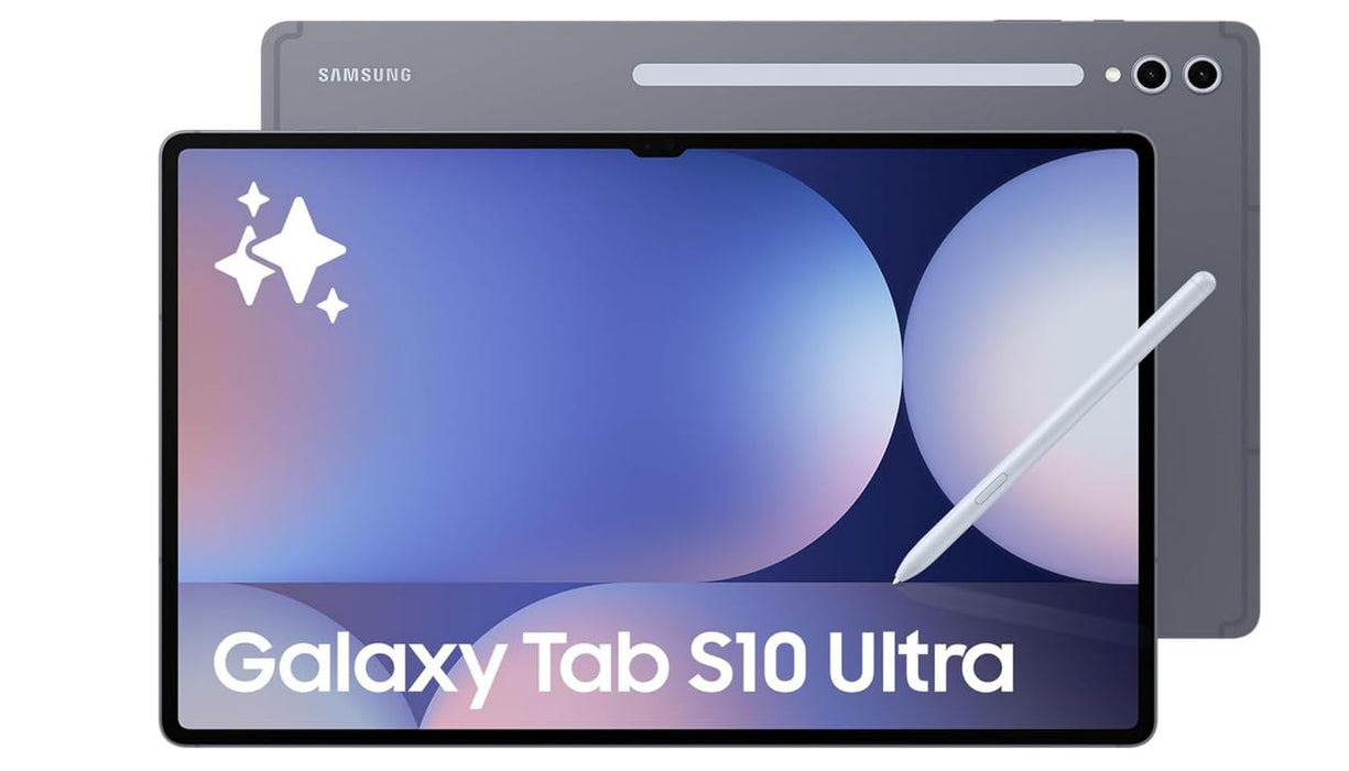 Samsung Galaxy Tab S10 Ultra, AI Tablet, Android Tablet, WIFI, 12GB RAM, 256GB Storage, AMOLED Display, Anti-reflection, Durable, S Pen Included, Moonstone Gray - International Version