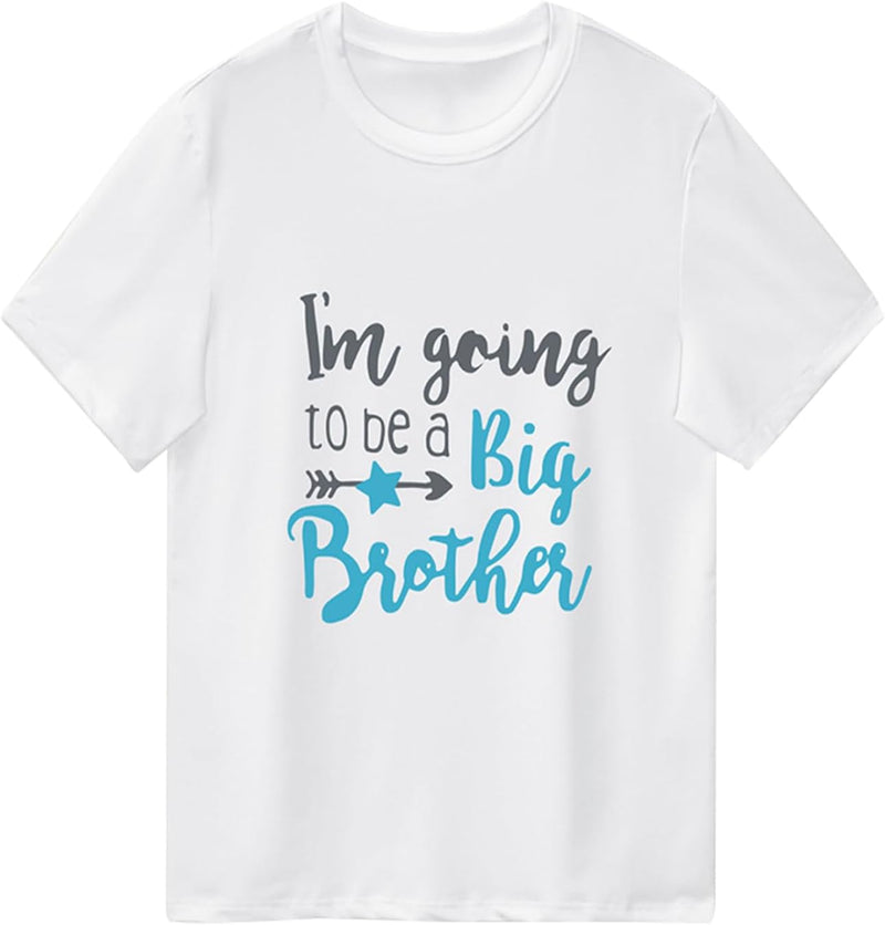 I’m Going to be a Big Brother T Shirts Announcement Tees for Kids Toddler Baby Boy Promoted Tops Clothes Gift
