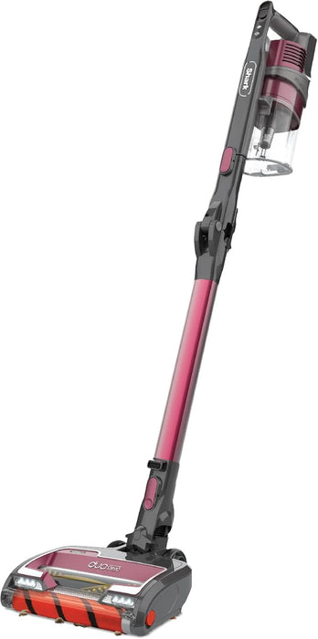 Shark Cordless Stick Vacuum Cleaner with Anti Hair Wrap, 40 Minute Run time, Flexible DuoClean Vacuum Cleaner with LED Lights, Dusting Brush, Crevice & Upholstery Tools, Burgundy Red, IZ201ME