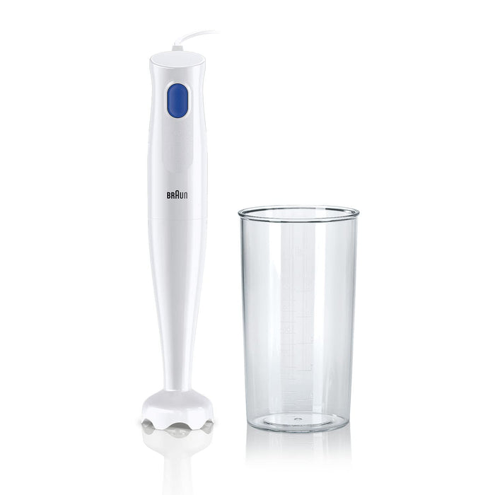 Braun MultiQuick 1 Hand Blender 450 Watts, 1 Speed, Light-Weight, BPA Free, Dishwasher Safe, Plastic - MQ 10.001P