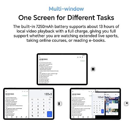 HONOR Pad X9, 11.5-inch Wi-Fi Tablet, 4GB흯, 120Hz 2K Fullview Display, 6 Speakers, Android 13, Space Grey