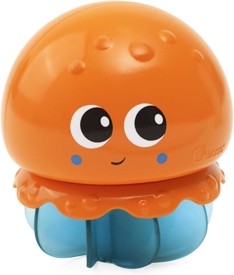 Chicco Dancing Jellyfish Floating Bath Toy for Kids, Cute Dancing Jellyfish, Floats in Water to Entertain Baby During Bath Time, Lightweight and Easy to Grip, 6-36 Months