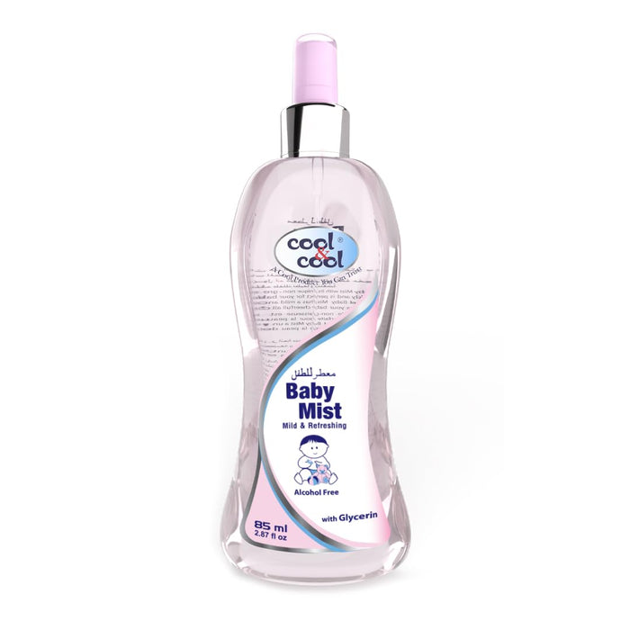 Cool & Cool Baby Mist Cologne- 85Ml - Alcohol Free,Paraben Free, Glycerin, Mild And Refreshing
