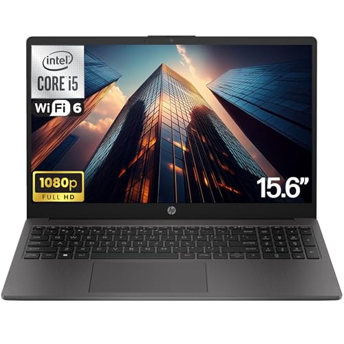 HP 250 255 G10 Business Laptop 15.6" FHD Display, Intel Core i5-1334U (Beats AMD Ryzen 5 7530U) 32GB RAM, 1TB PCIe SSD for Home, Student, Webcam, Numeric Keypad, Windows 11 Pro