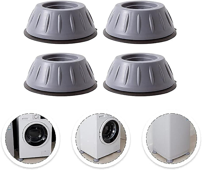MorningVale Sellcrop 4 Pcs Washing Machine Stand Anti Vibration Pads Washer Foot Pads Dryer Heightening Pads Stabilizer Support Stand for Home