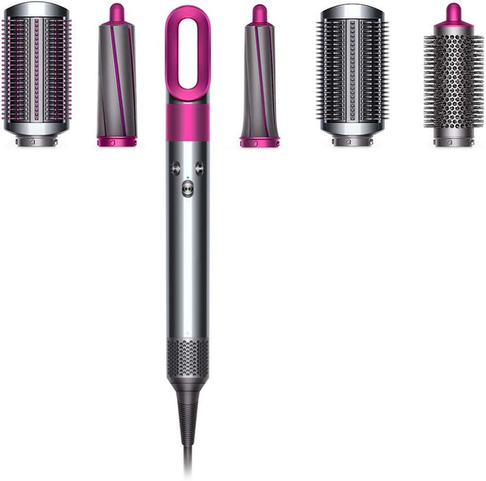 Dyson Airwrap Hair Styler Complete Fuchsia Pink UAE 3 Pin Plug 2 Year UAE Warranty, Fuchsia Pink & Nickel