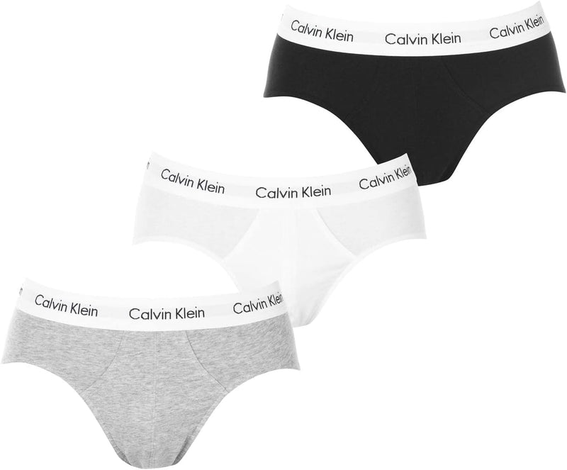 Calvin Klein mens 3P Hip Brief Boxer Short