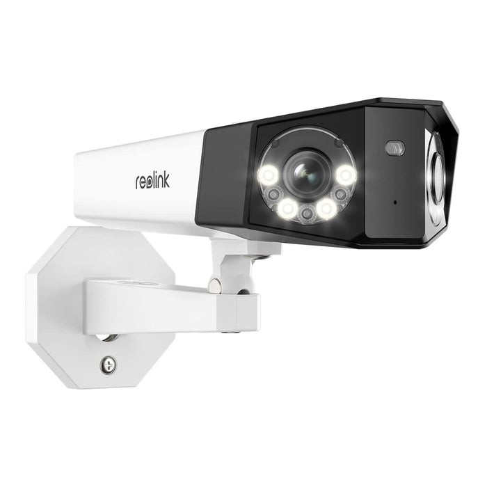 REOLINK 4K PoE Security Camera System, Home Outdoor IP Camera in 180 Degree Viewing Angle, Human/Vehicle/Pet Detection, Color Night Vision, Two Way Talk, Up to 256GB microSD Card, Duo 2 PoE