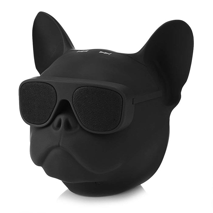 SYOSI Dog Shaped Creative Speaker, French Bulldog Shaped HI-FI Wireless Speaker with 32G Capacity, Bluetooth 4.1, Portable, Perfect for Home, Long Time Use
