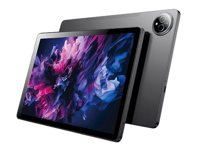 Oteeto TAB14 Pro | Android 15 & 11.0" INCELL 1280x800 Display | 12GB RAM + 512GB ROM | 5G Wi-Fi & 8000mAh Battery | Octa Core 2.0GHz | 8.0MP Front + 13.0MP Rear Camera | Include Keyboard & Mouse- Grey