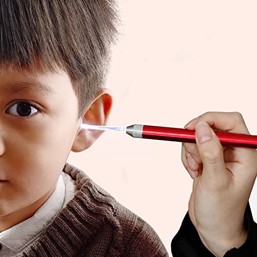 Irovami Earpick with LED Light Ear Wax Cleaner Baby Earwax Remover Ear Spoon Battery Powered Ear Cleaning Tool for Kids