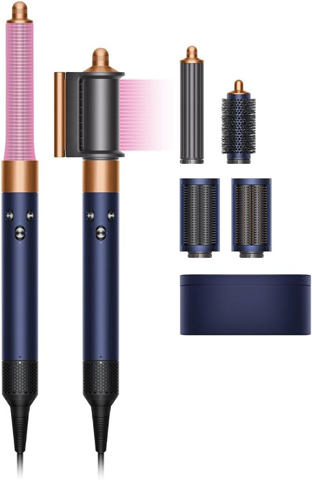 Dyson New Dyson Airwrap Hair Styler - HS05-2022 - Long (Prussian Blue/Copper) (Multi-functional Attachments Are The Perfect Alternatives to a Curling Iron, Curling Wand & Blow Dryer Brush)