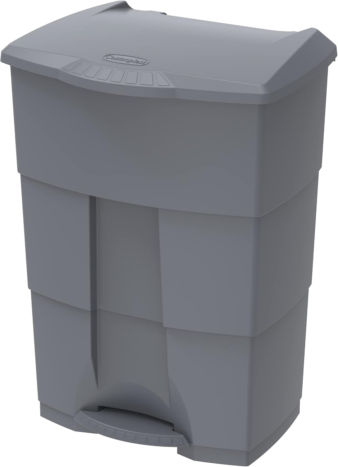 Cosmoplast 70L Step on Waste Bin with Pedal, Dark Grey – image 1