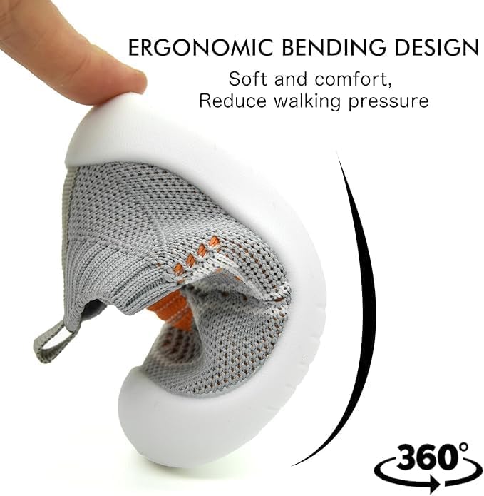 ZONEY Baby Shoes Toddler First Walking Shoes Infant Sneakers Breathable Knitted Mesh Boy & Girls Shoes