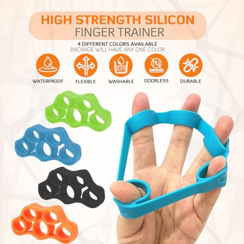 HYDRO HYPE Stainless Steel Water Bottle 1L,Double Wall Flask 32Oz,Thermos for Sports,Gym,Kids School,Home,Office,Vacuum Insulated,Water Bottle Combo 1 Silicon Finger Stretch Trainer(Tangy Orange)