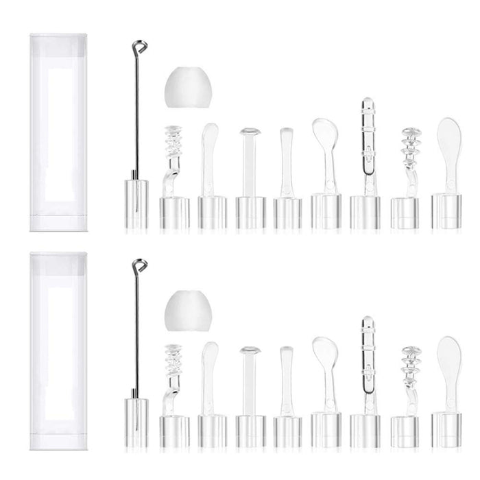 YYS SPY 22PCS Ear Pick Kit for Any 3.9MM LED Lights Otoscope, Earwax Removal Ear Spoon Fittings for 0.15" Wireless Otoscope Accessories Replacement Set