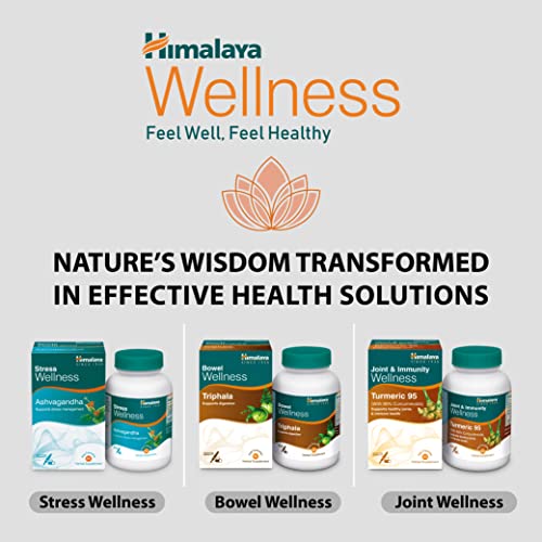 Himalaya Herbals Triphala, Gut Detox, Colon Cleanser, Supports Digestion, Relieves Constipation, Herbal Veggie Capsule