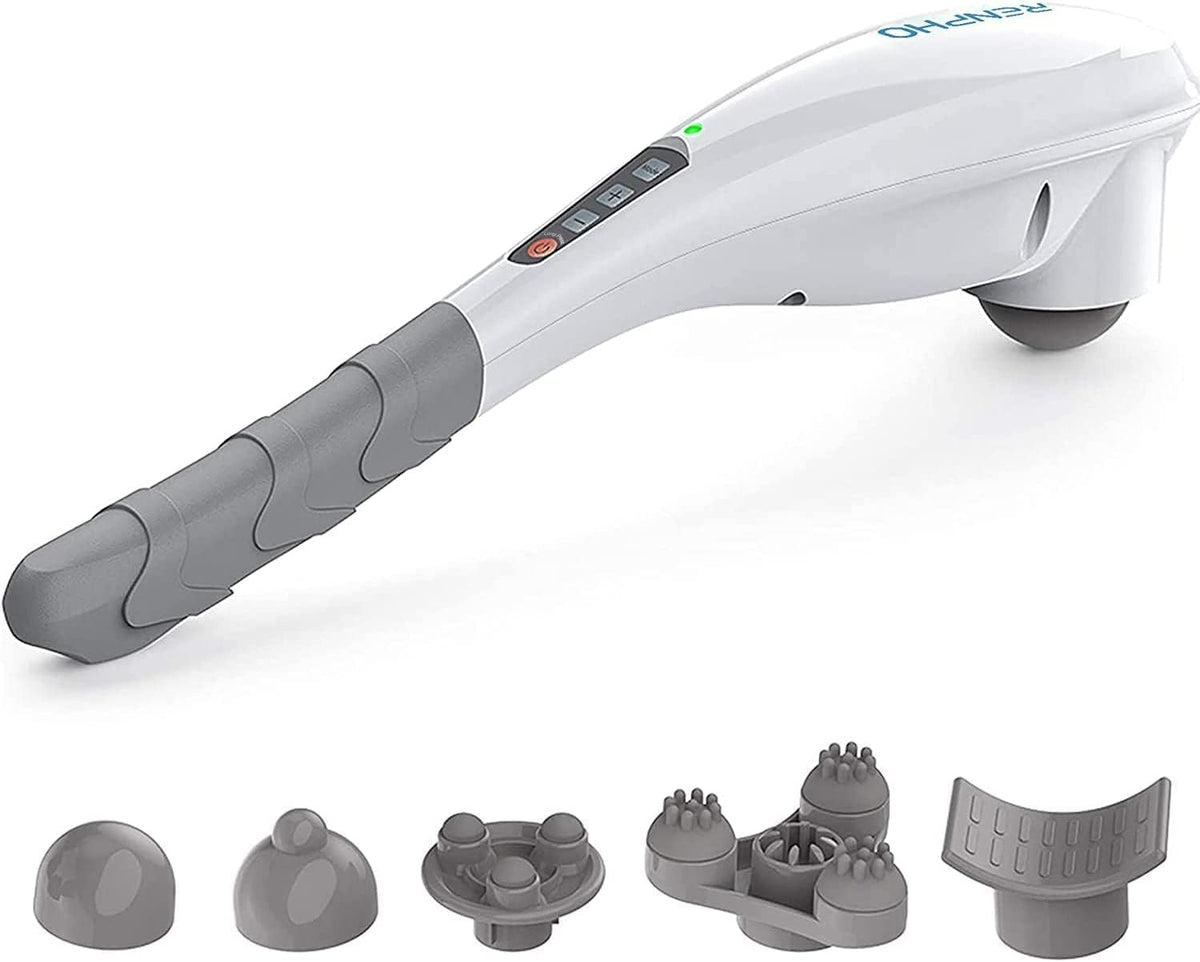 RENPHO Hand Held Deep Tissue Massager for Muscles, Back, Foot, Neck, Shoulder, Leg, Calf Pain Relief-2600mAh Large Capacity Battery Cordless Electric Percussion Full Body Massage with Portable Design – image 1